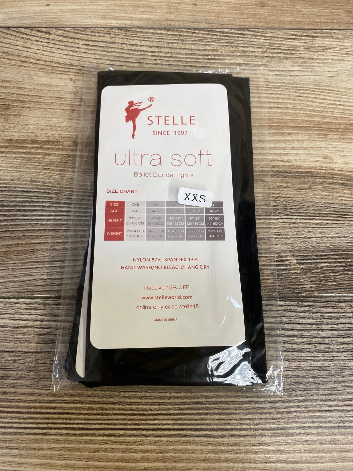 NEW Stelle Ballet Dance Tights Black sz 2-4T - Me n Mommy To Be