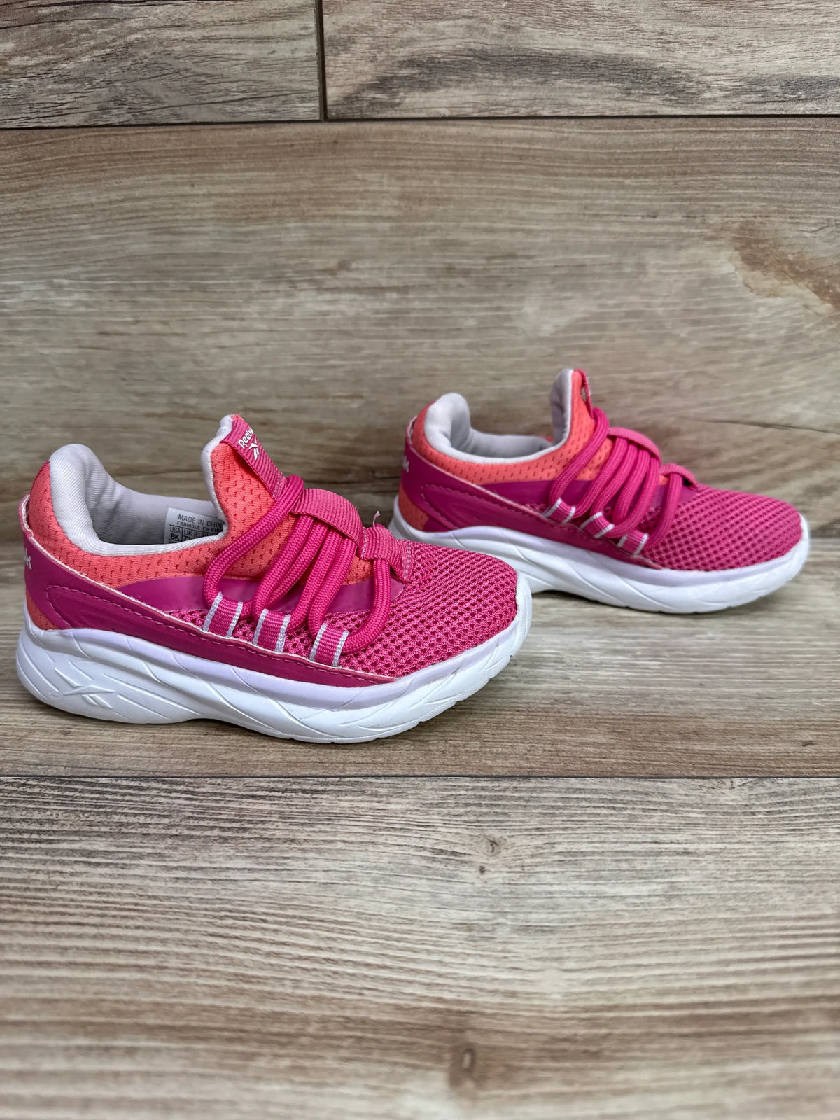 Reebok Mesh Jogging Sneakers Pink sz 8c