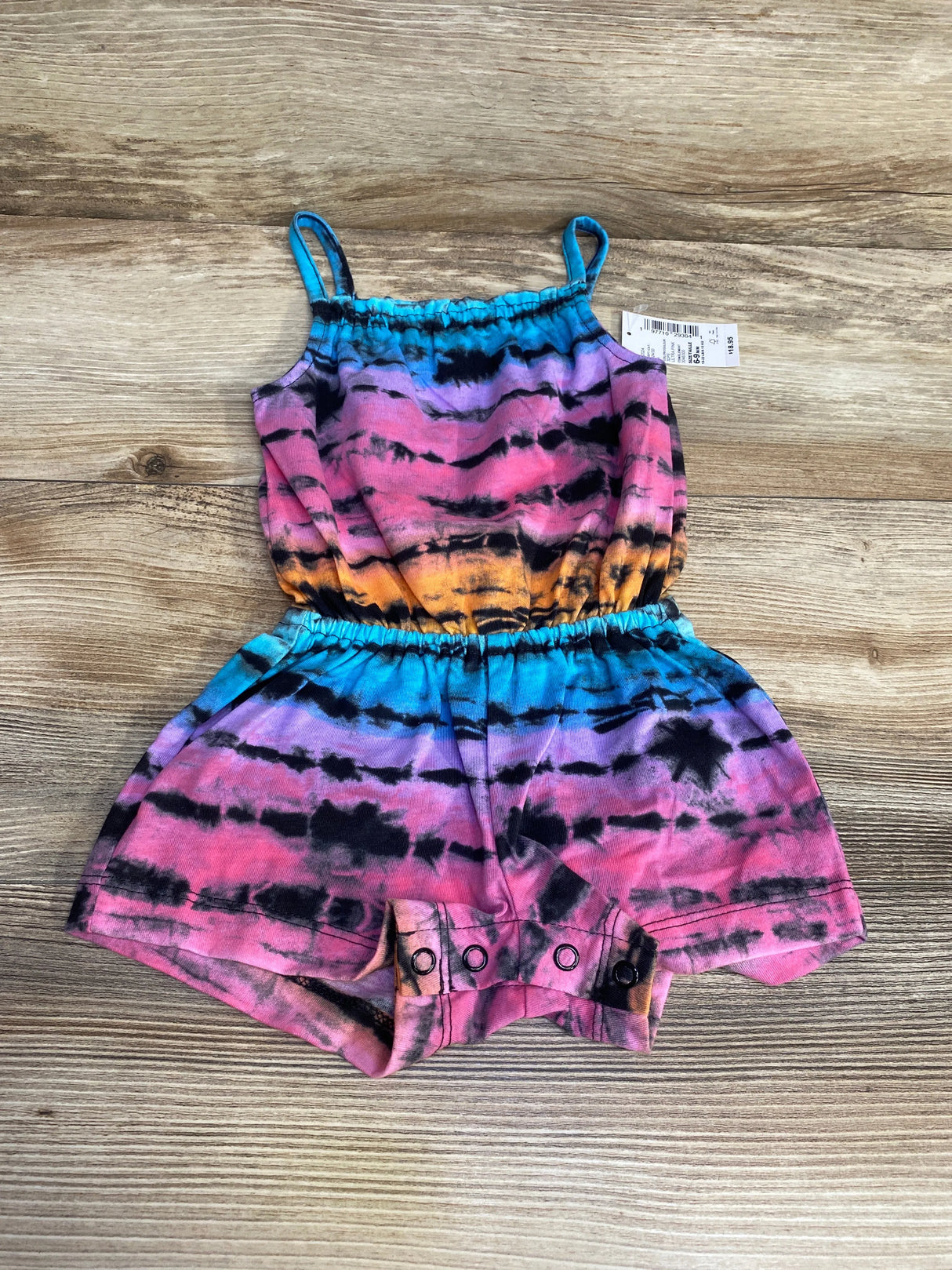 NEW Children's Place Tie-Dye Romper Blue sz 6-9m - Me n Mommy To Be