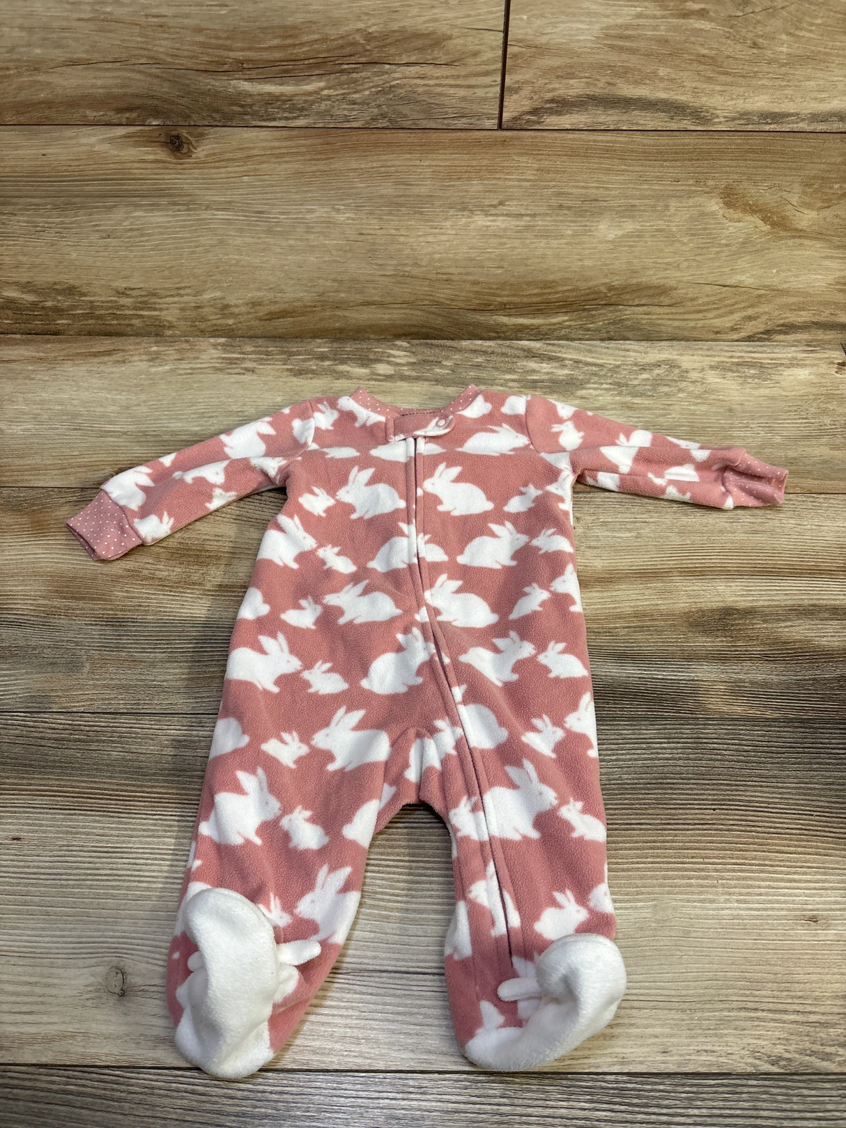 Carter's Bunny Blanket Sleeper Pink sz 3m