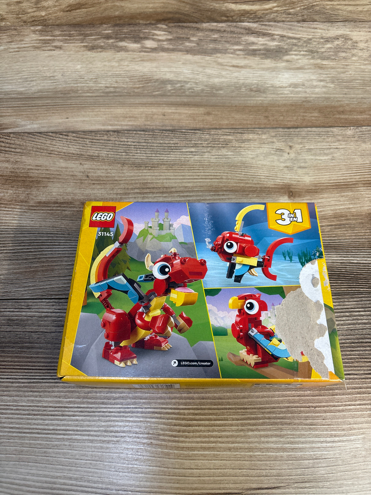 NEW LEGO Creator Red Dragon 149pc Building Set 31145