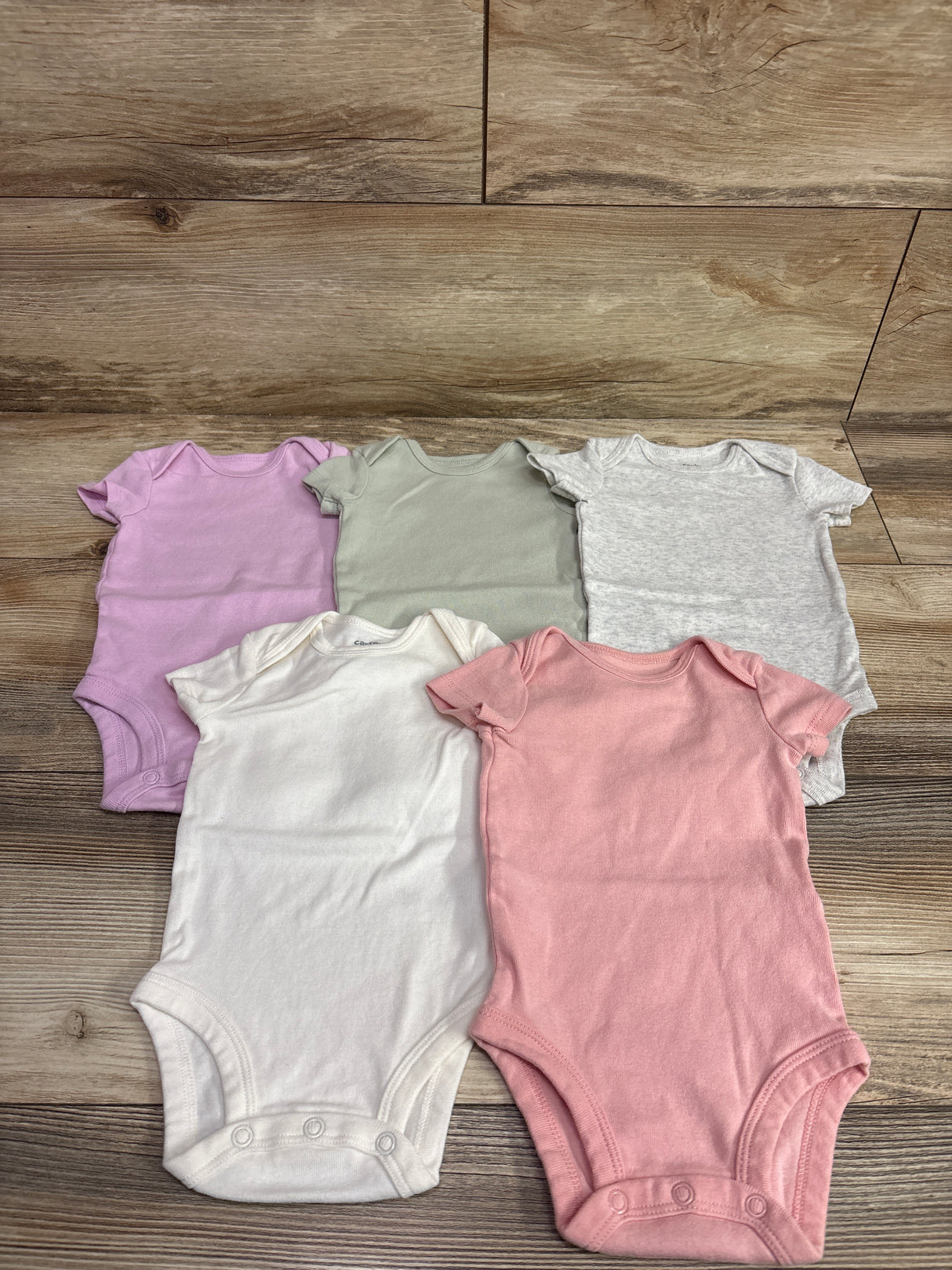 Carter's 5pk Bodysuit Set Pink sz 3m