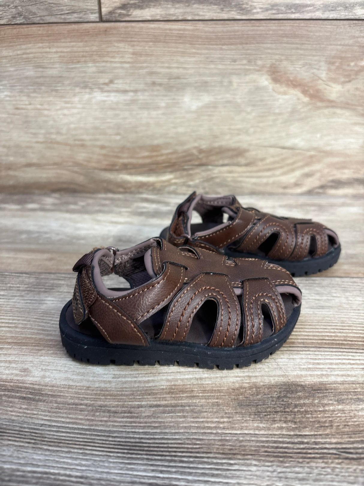 Carter's Vasco Sandals Brown sz 5c