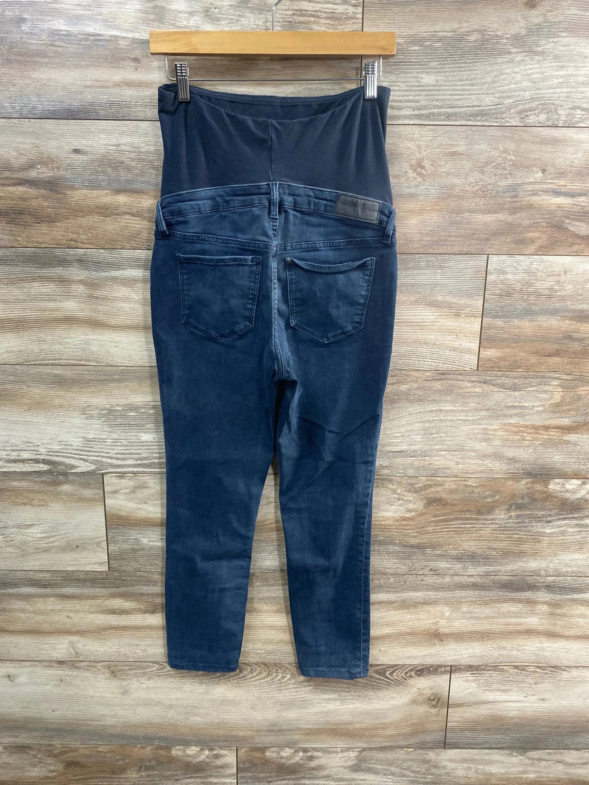 H&M Mama High Rib Skinny Jeans Blue sz Small - Me n Mommy To Be