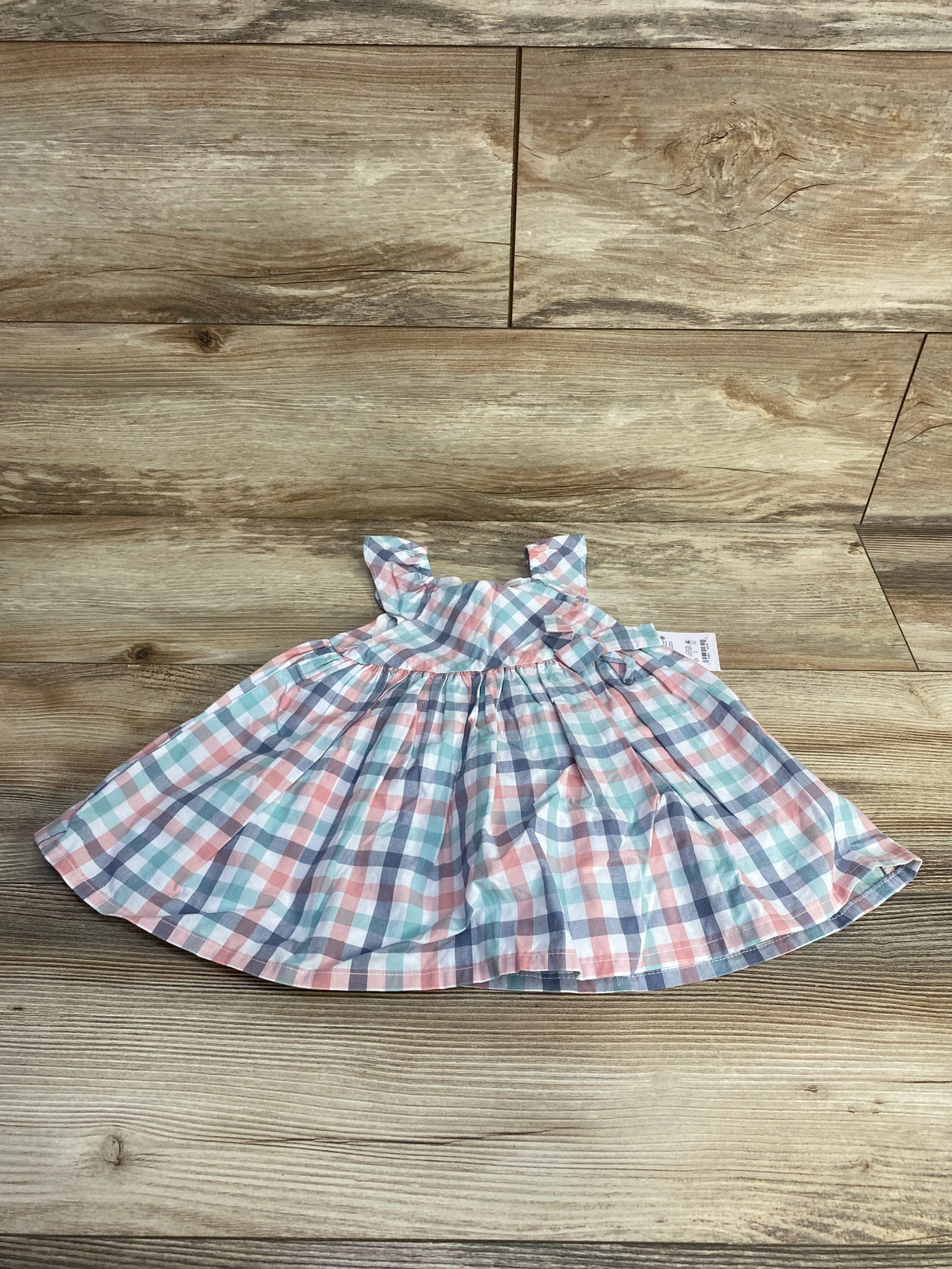 NEW Just One You 2pc Plaid Dress & Bloomers White sz 6m - Me n Mommy To Be