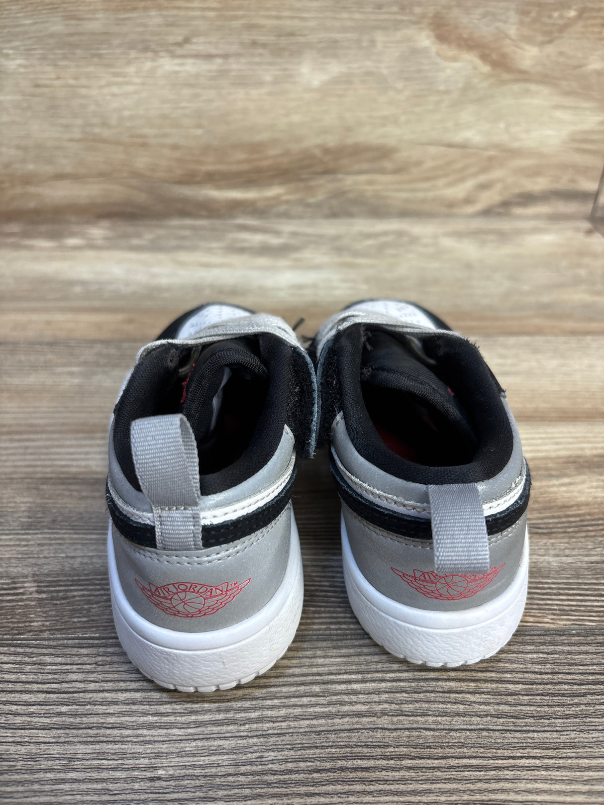 Air Jordan 1 Low ALT SE PS 'White Black Matte Silver' Sneakers sz 10.5c