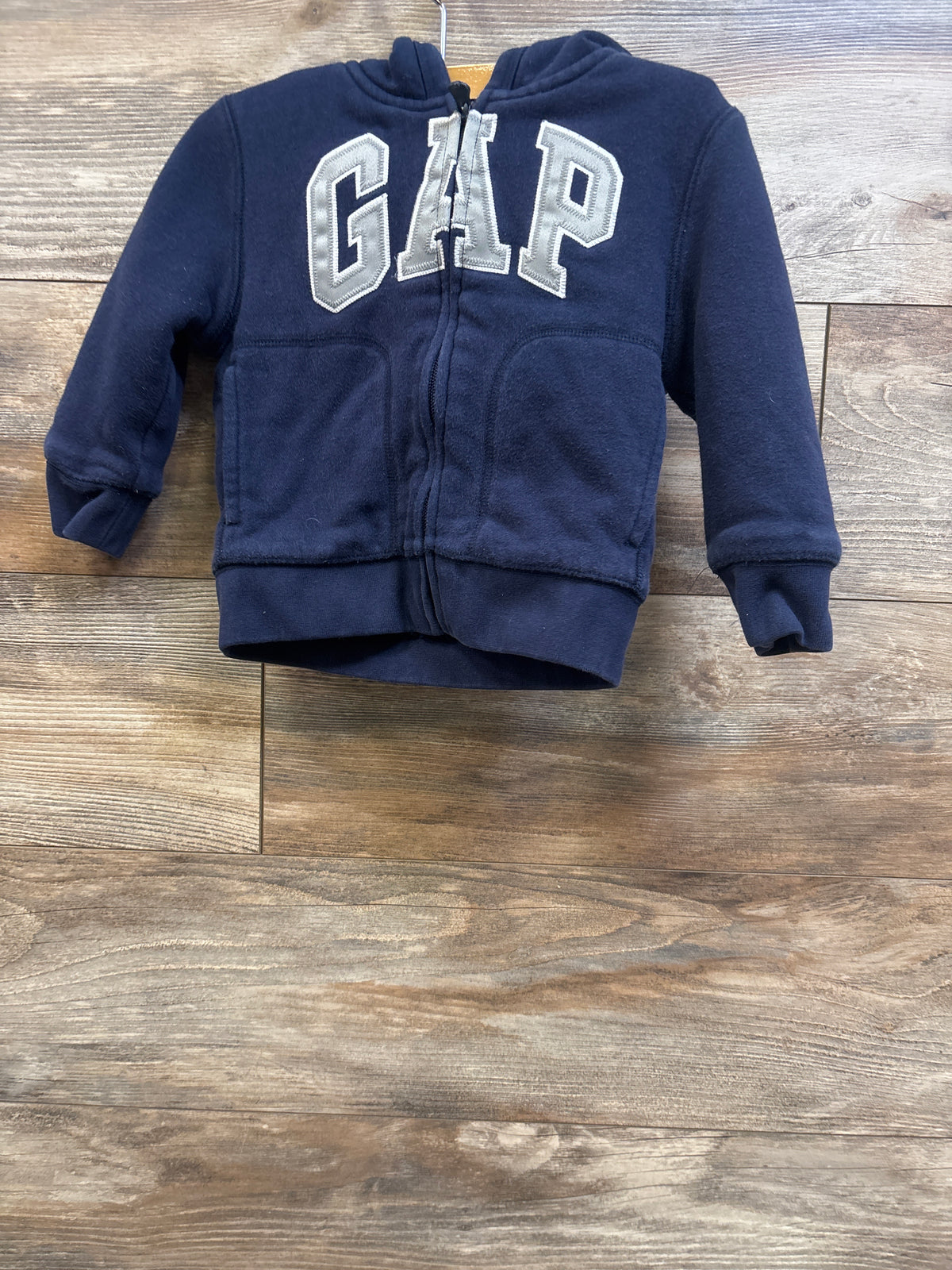 Baby Gap Sherpa Lined Full Zip Jacket Navy sz 2T