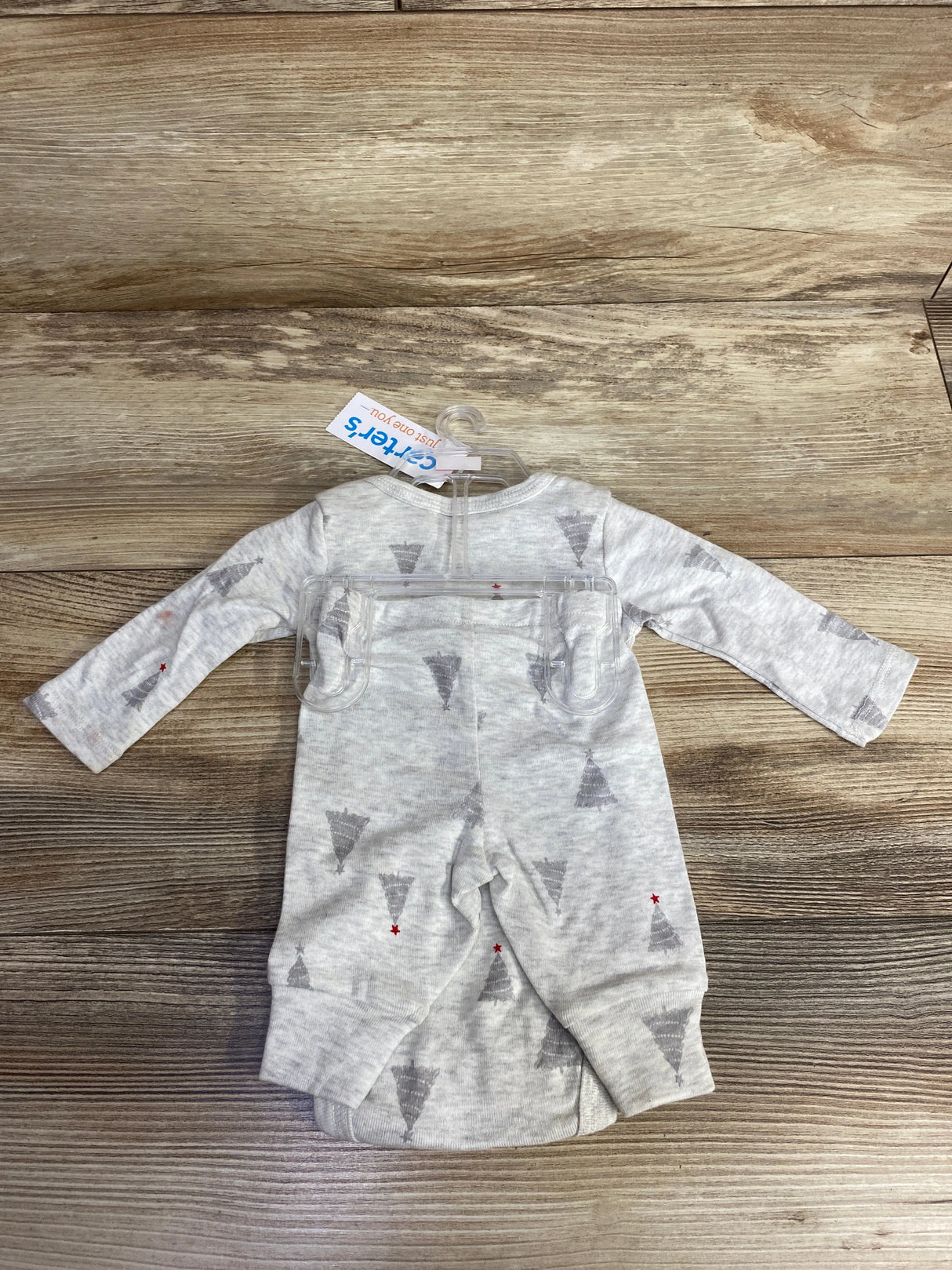 NEW Just One You 2pc Merry & Bright Bodysuit Set Grey sz Newborn