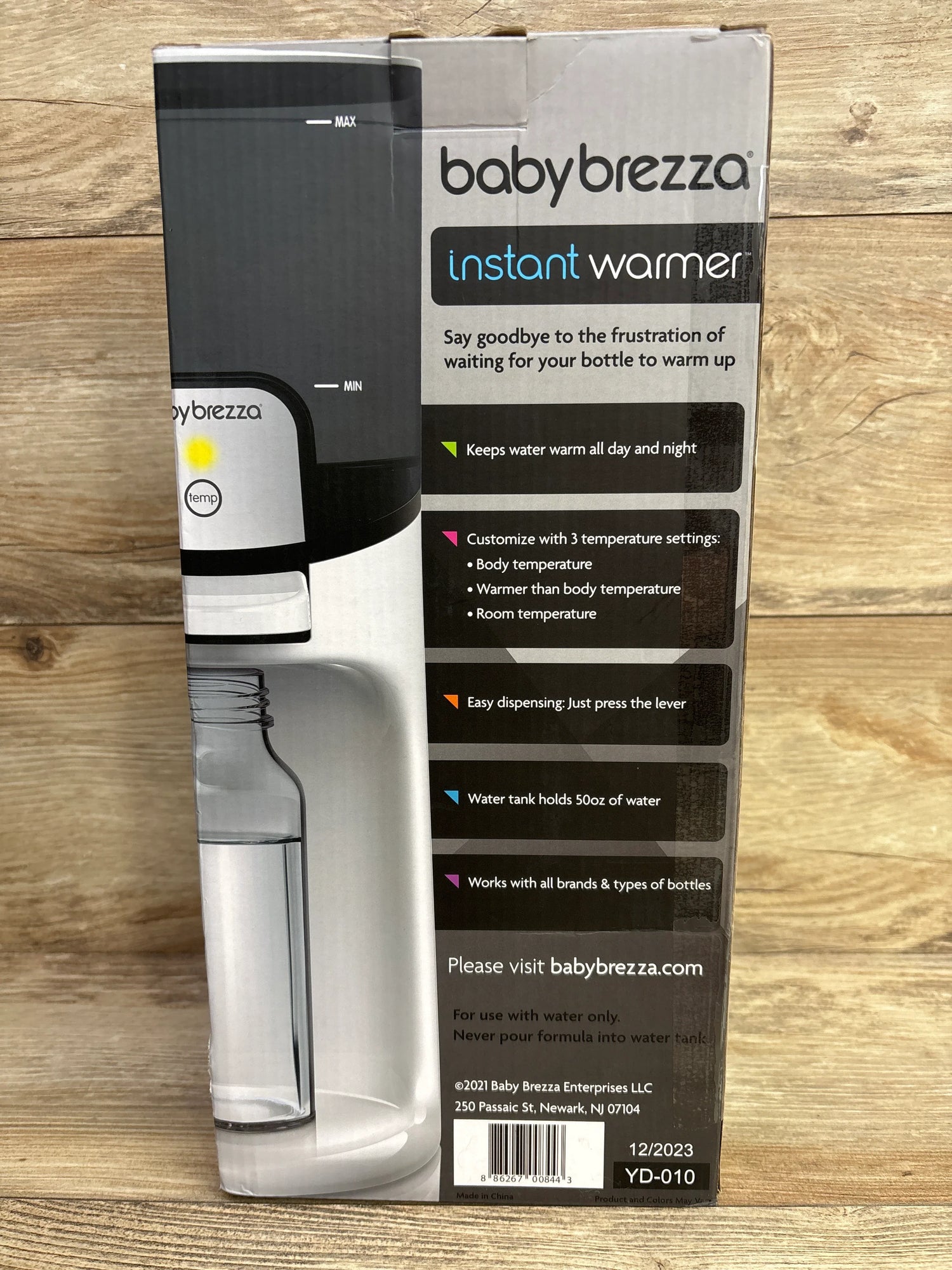 NEW Baby Brezza Instant Baby Bottle Warmer