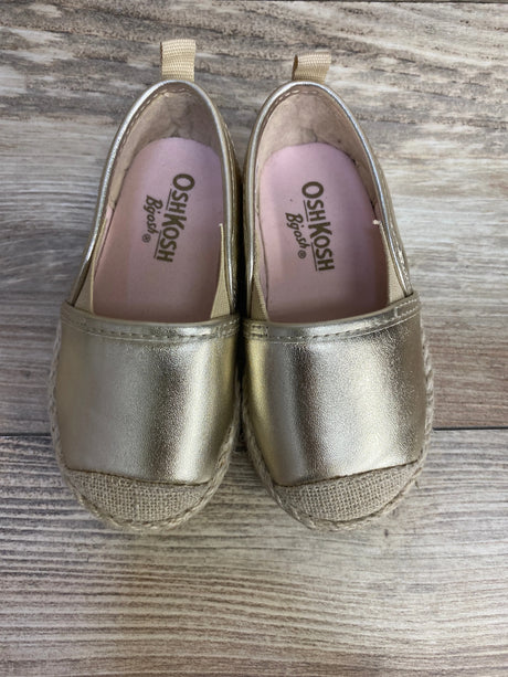 OshKosh Belle Espadrille Casual Shoes Gold sz 5c - Me n Mommy To Be