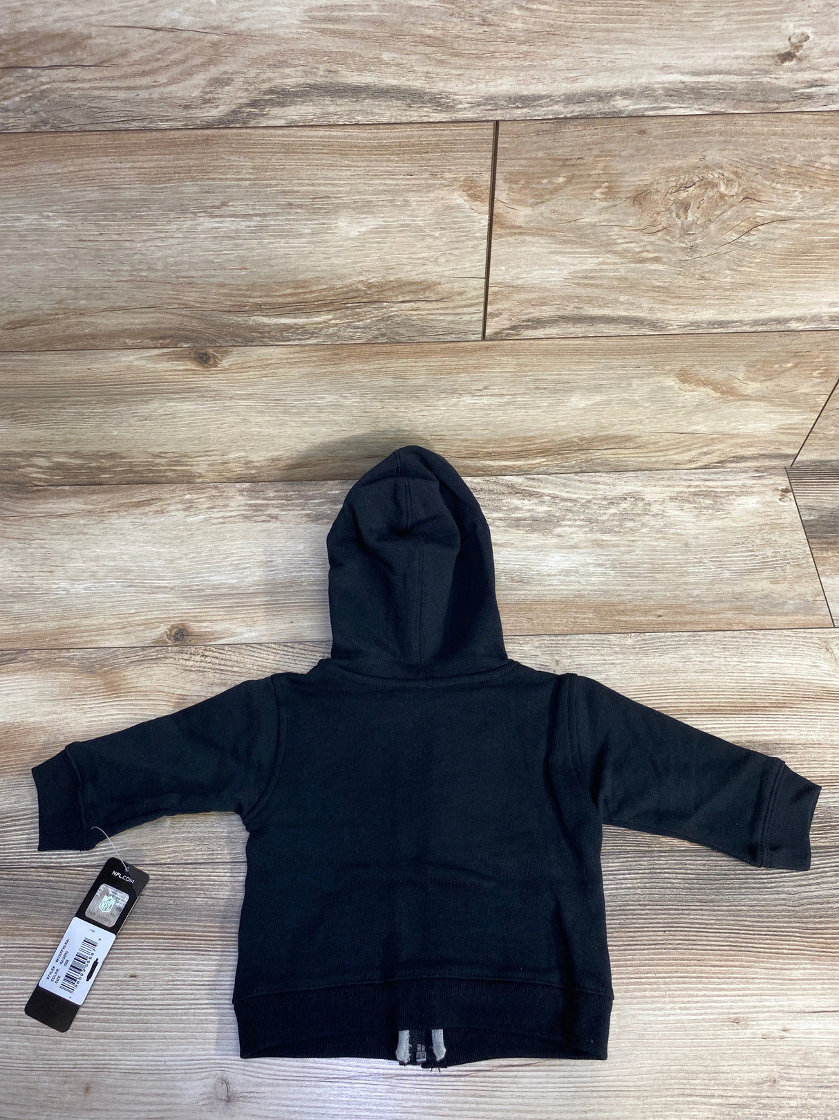 NEW NFL Prime Time Full Zip Hoodie Black sz 12m