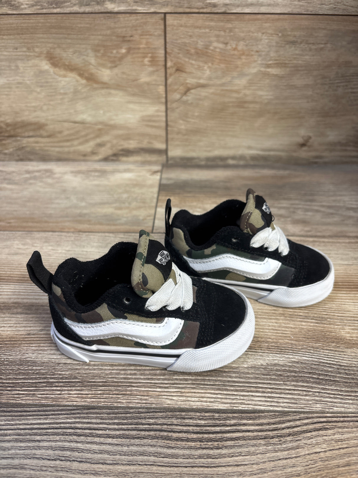 Vans Knu Skool Camo Sneakers Black sz 4c