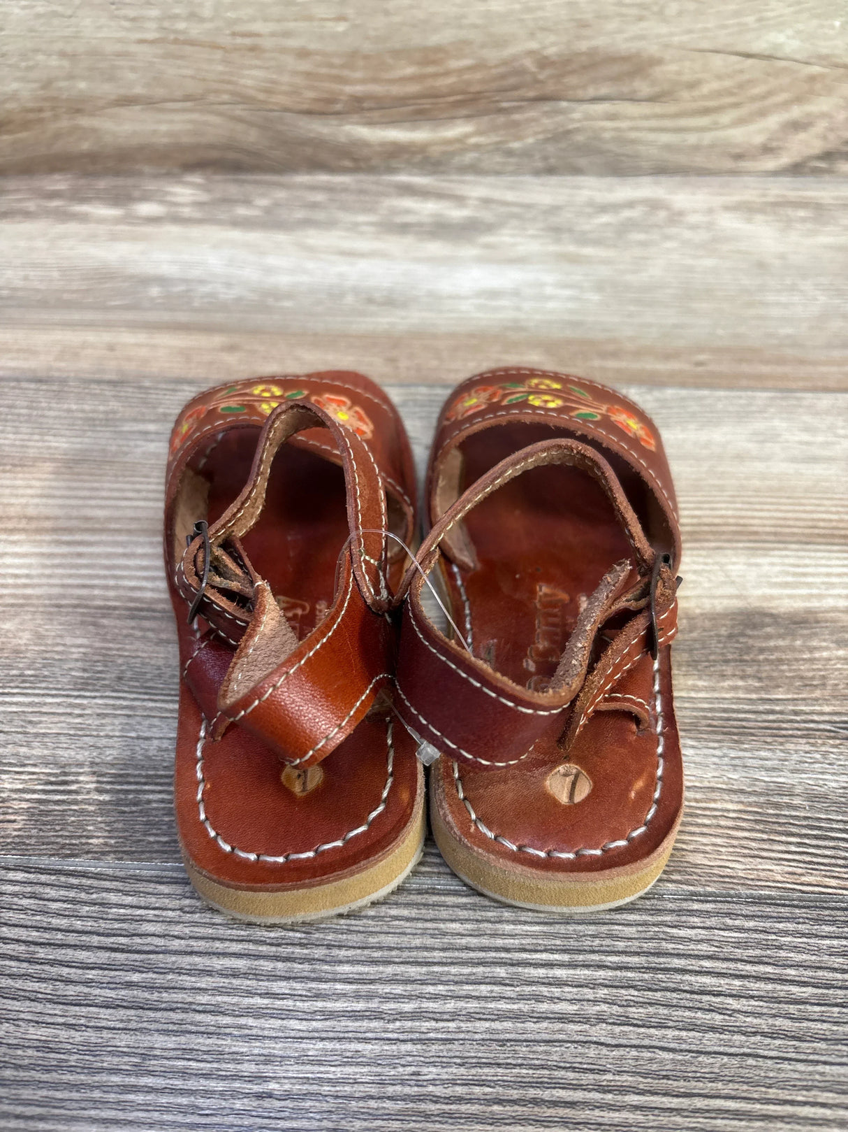 Mexican Floral Sandals sz 7c