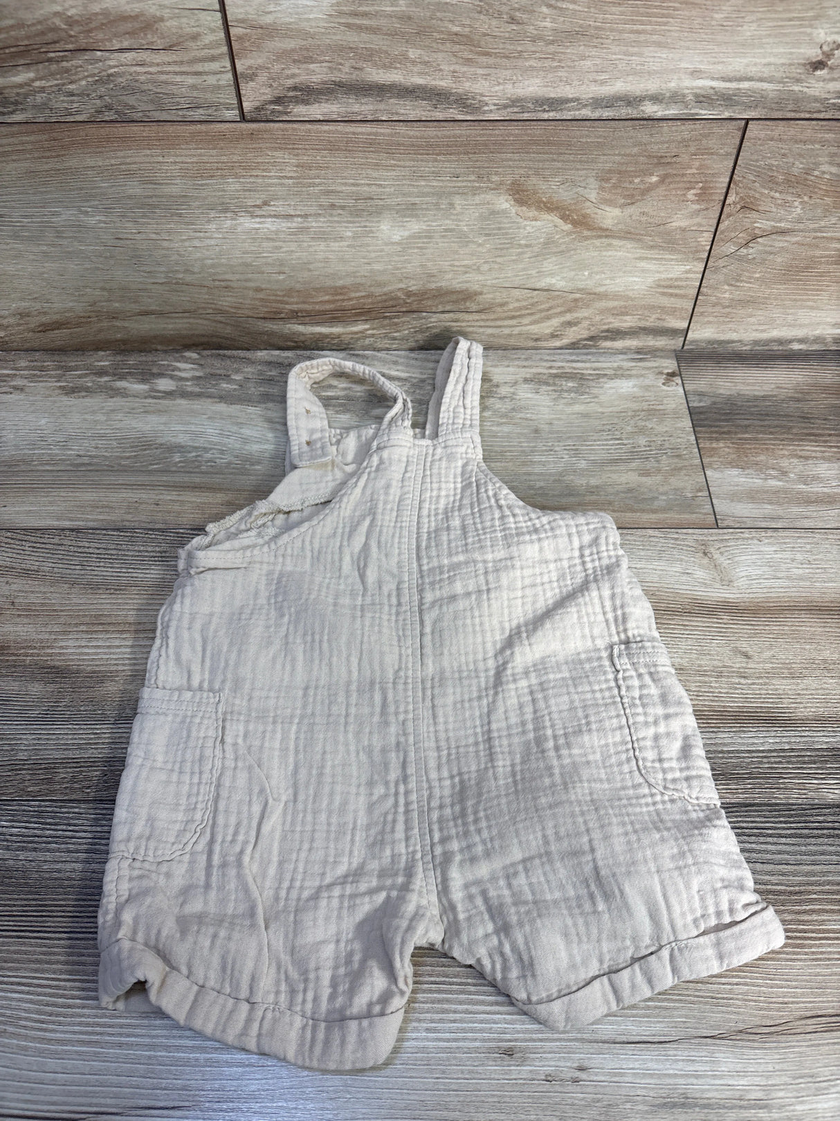Little Planet Organic Cotton Gauze Shortalls Tan sz 18m