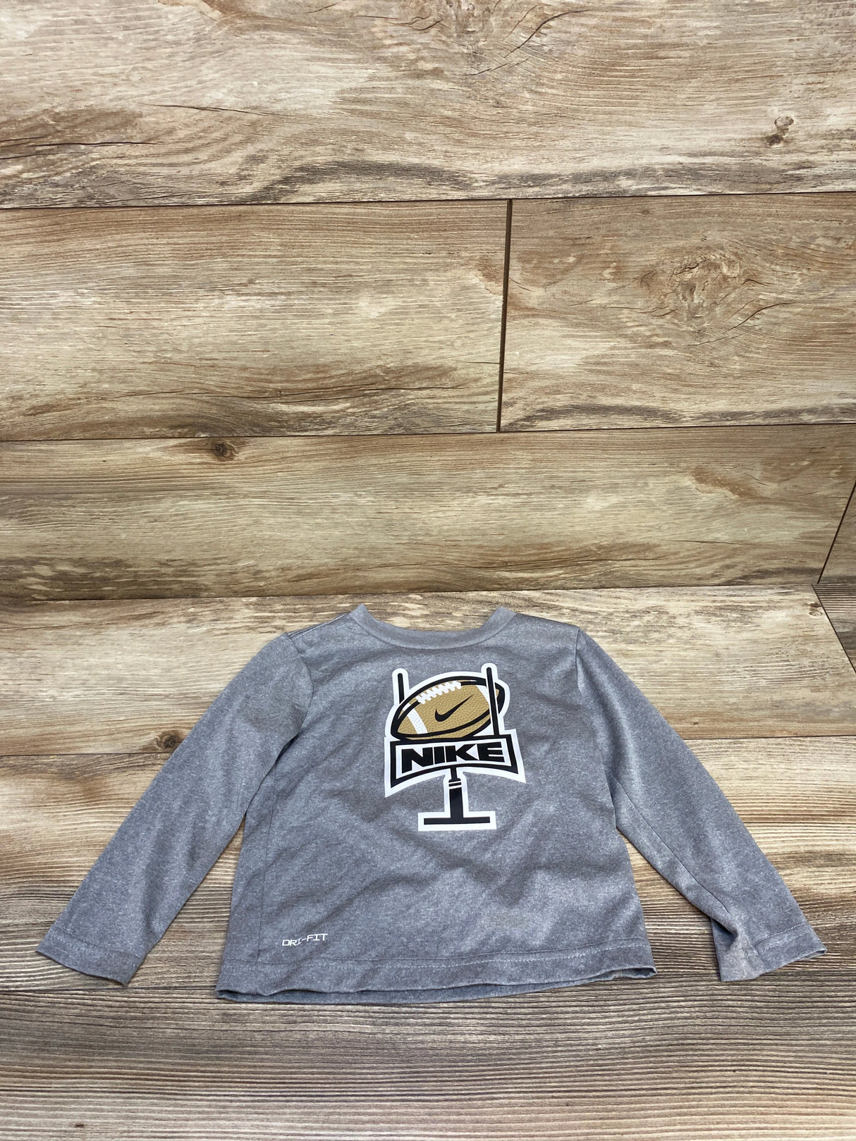 Nike Dri-Fit Football Shirt Grey sz 2T
