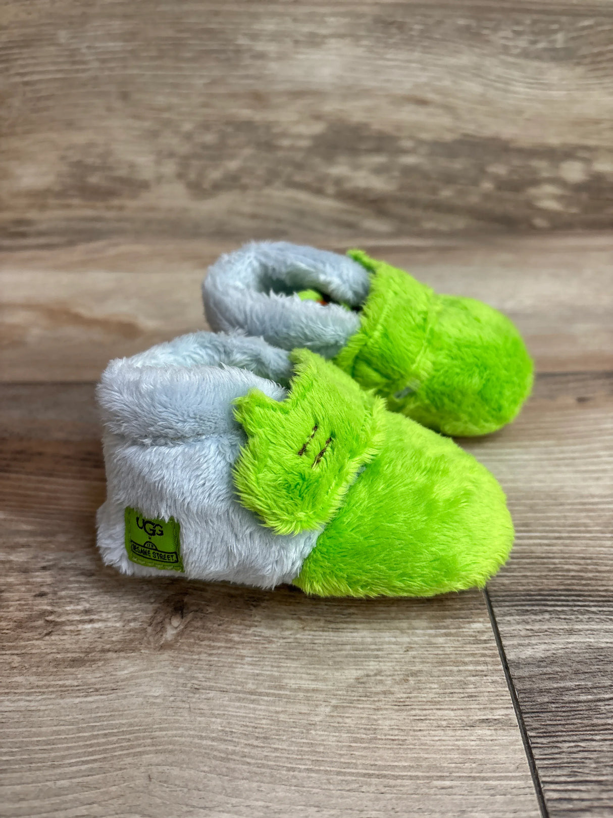 UGG x Sesame Street Oscar Bixbee Booties Green sz 2/3c