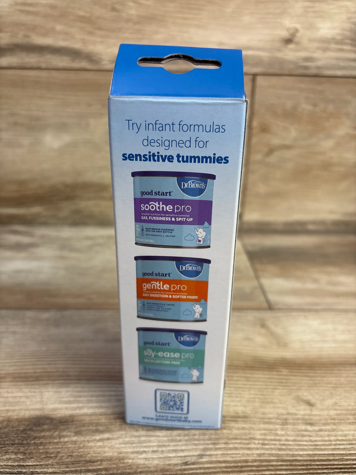 NEW Dr. Brown's Narrow Baby Bottle w/ Level 1 Slow Flow Nipple, 4oz