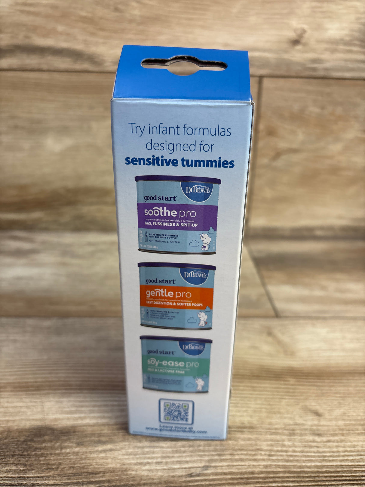 NEW Dr. Brown's Narrow Baby Bottle w/ Level 1 Slow Flow Nipple, 4oz