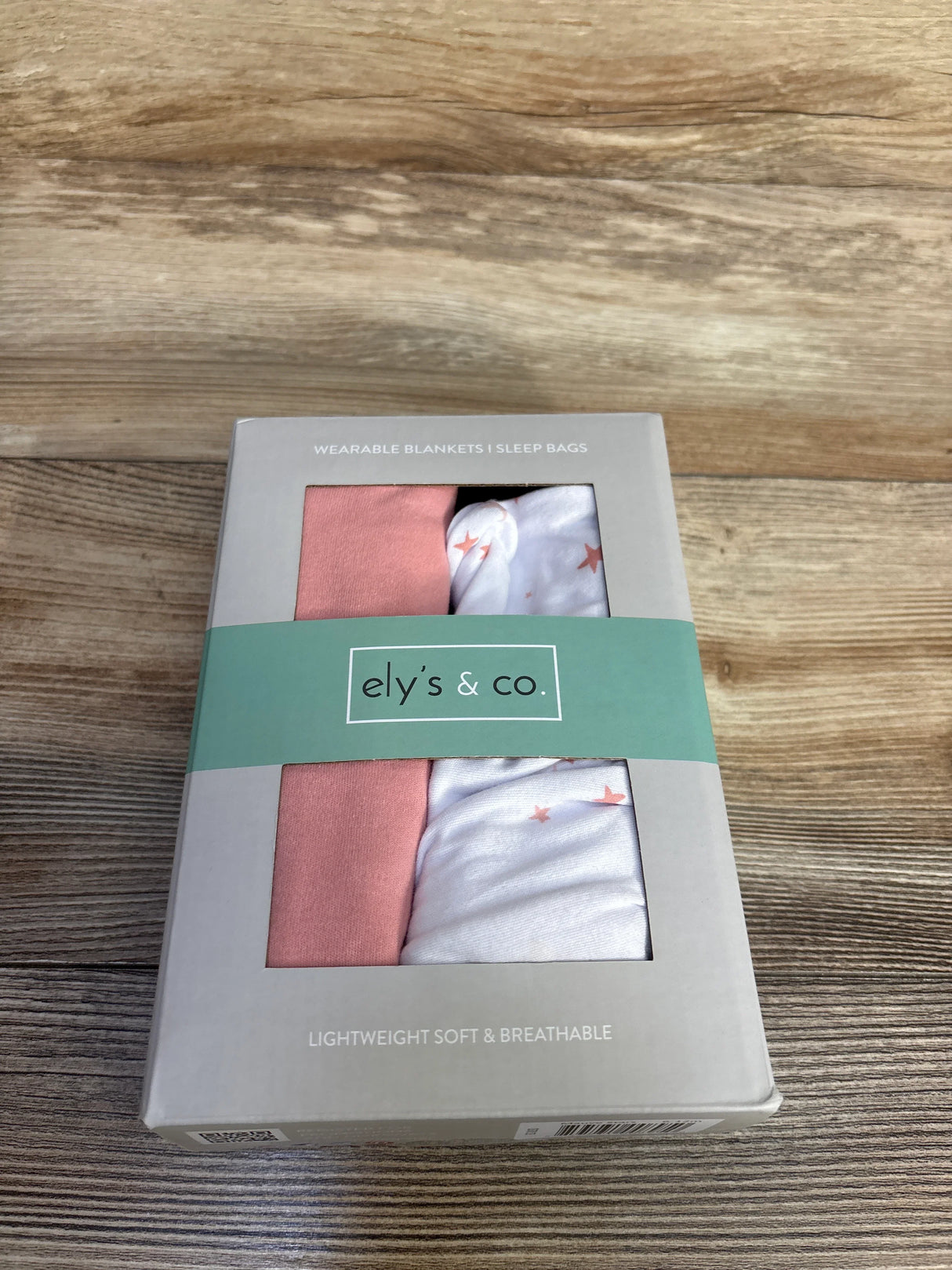 NEW Ely's & Co 2pk Wearable Blanket/Sleepsack Star Print sz 6-12m