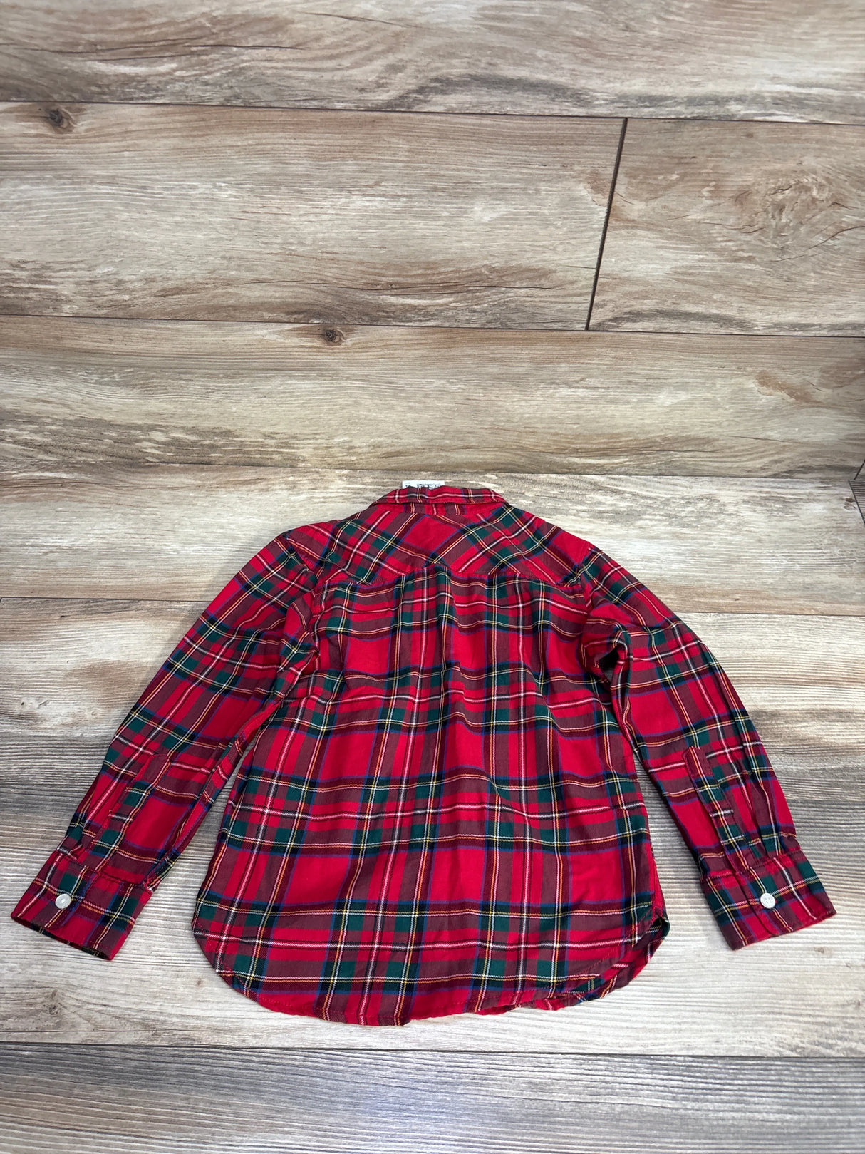 NEW L.O.G.G. Plaid Holiday Shirt Red sz 5-6