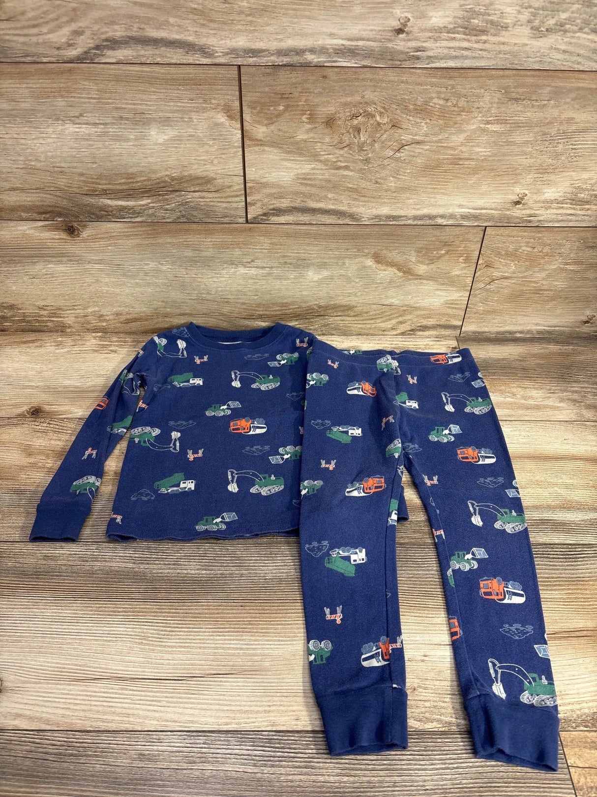 Carter's 2pc Truck Print Pajama Set Blue sz 4T