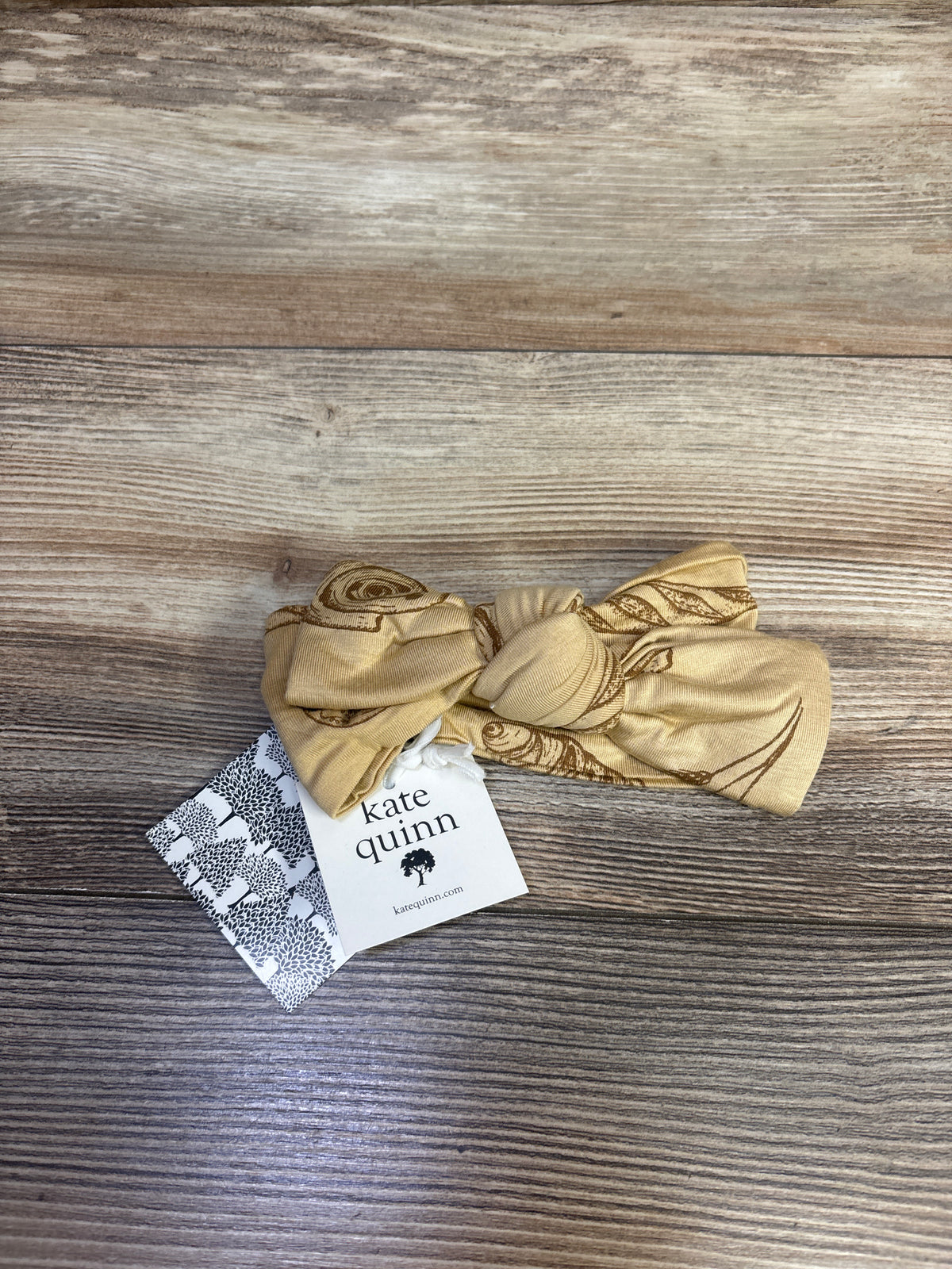 NEW Kate Quinn Stretchy Bow Headband in Bread sz 0-6m
