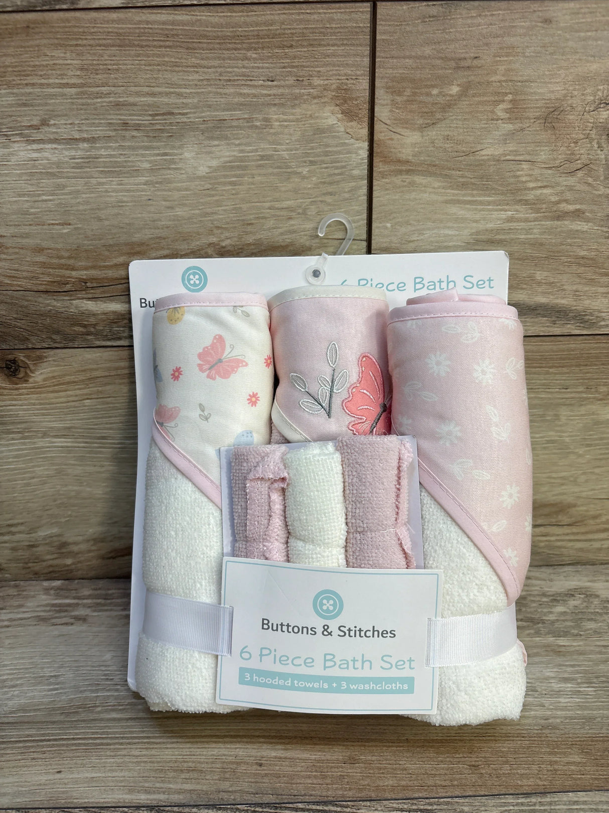 NEW Buttons & Stitches 6pc Bath Set