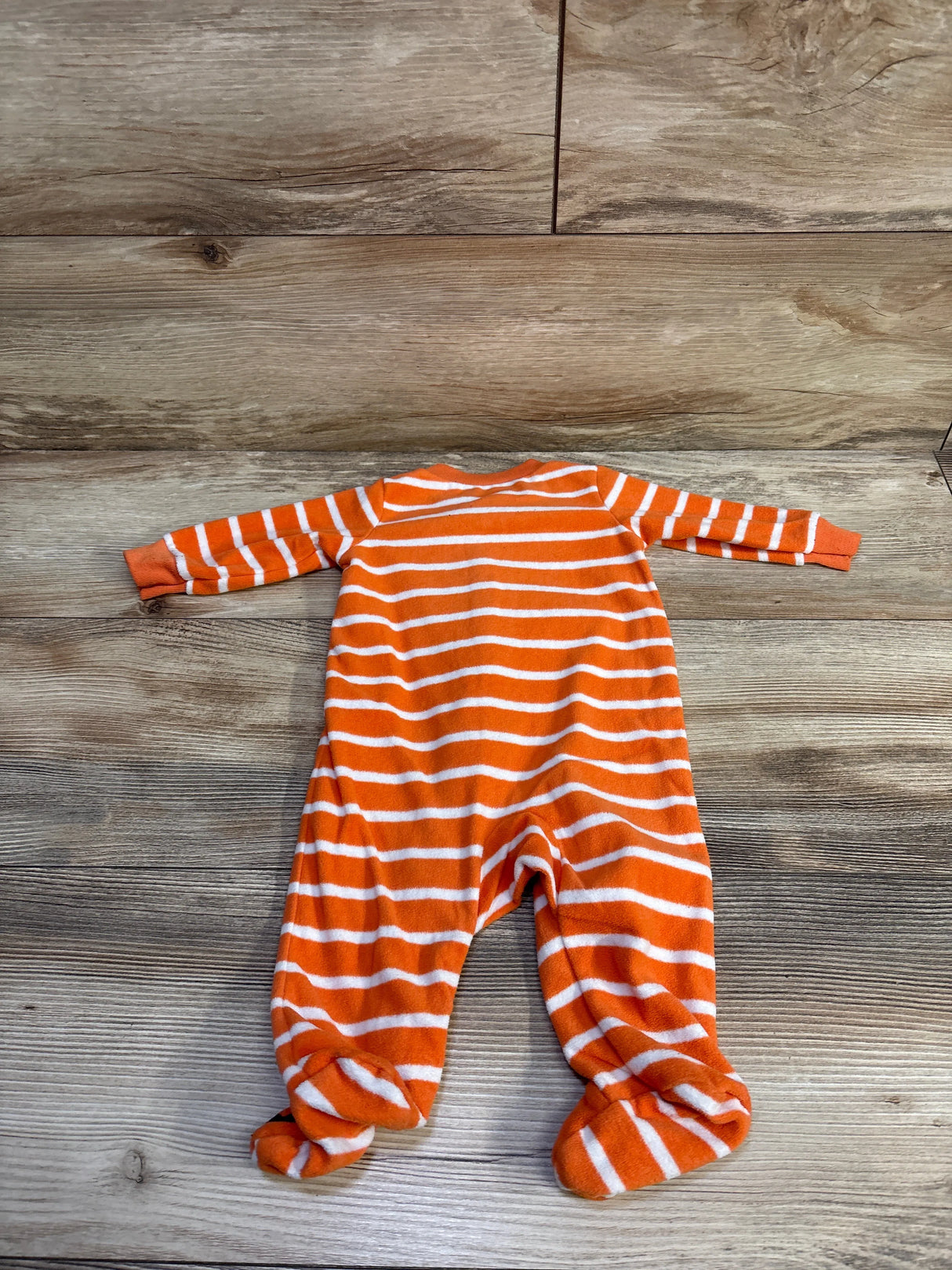 Just One You Striped Pumpkin Blanket Sleeper Orange sz 3m