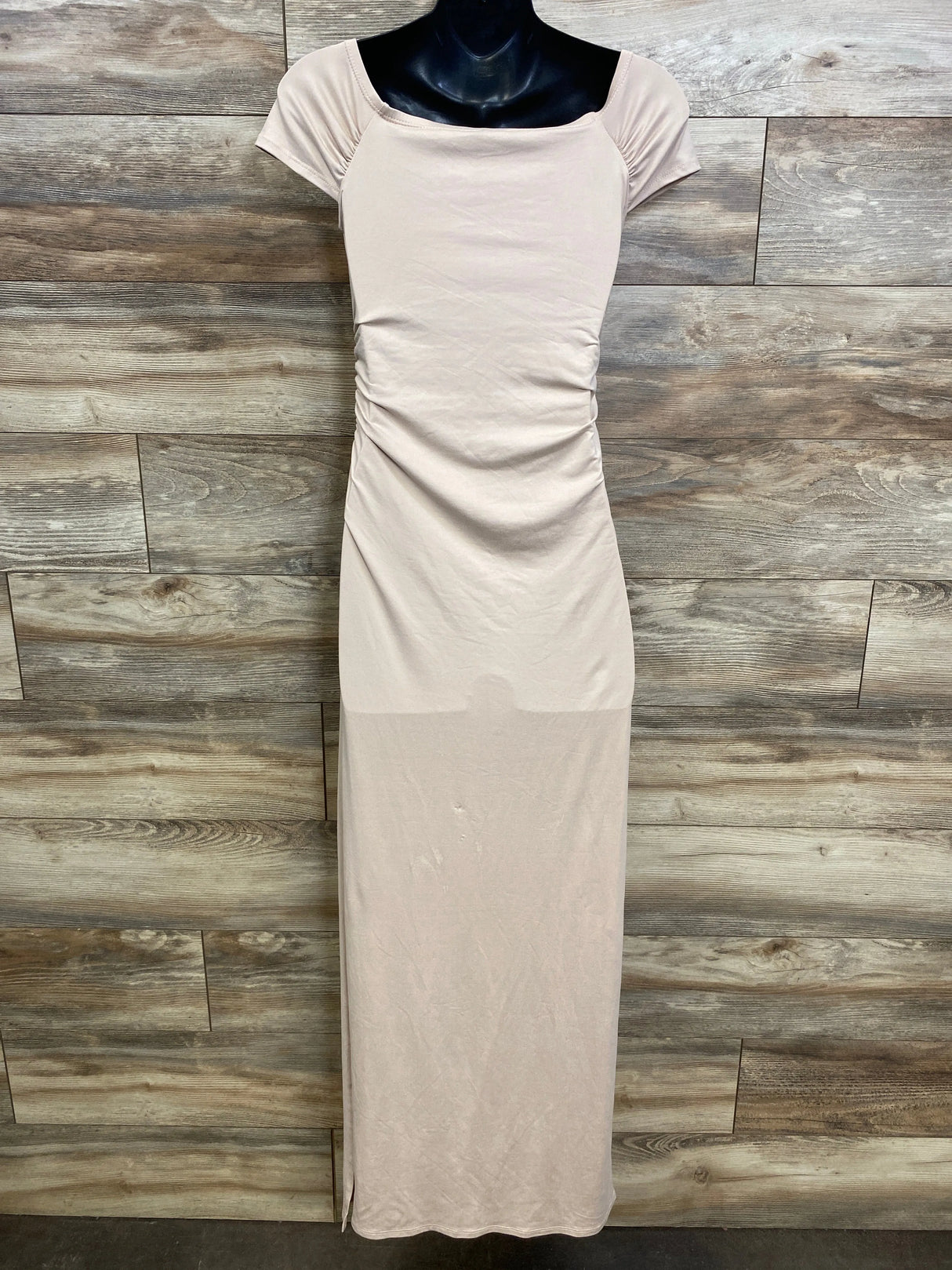 Mother Bee Cap Sleeve Maxi Dress Stone sz Small - Me n Mommy To Be
