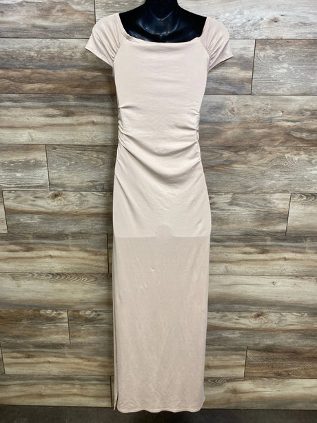 Mother Bee Cap Sleeve Maxi Dress Stone sz Small - Me n Mommy To Be