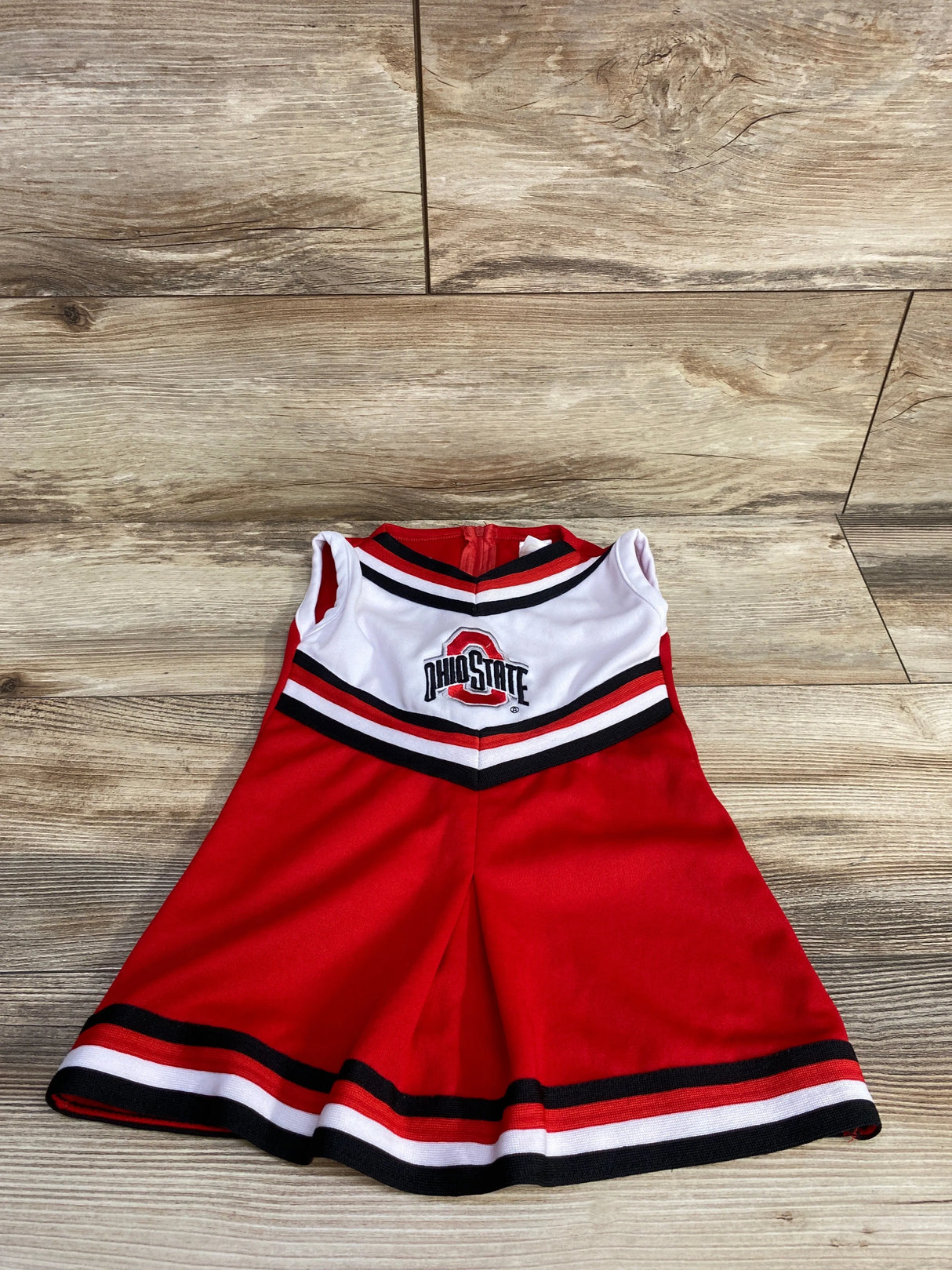 Little King Ohio State Cheer Captain Dress Red sz 2T
