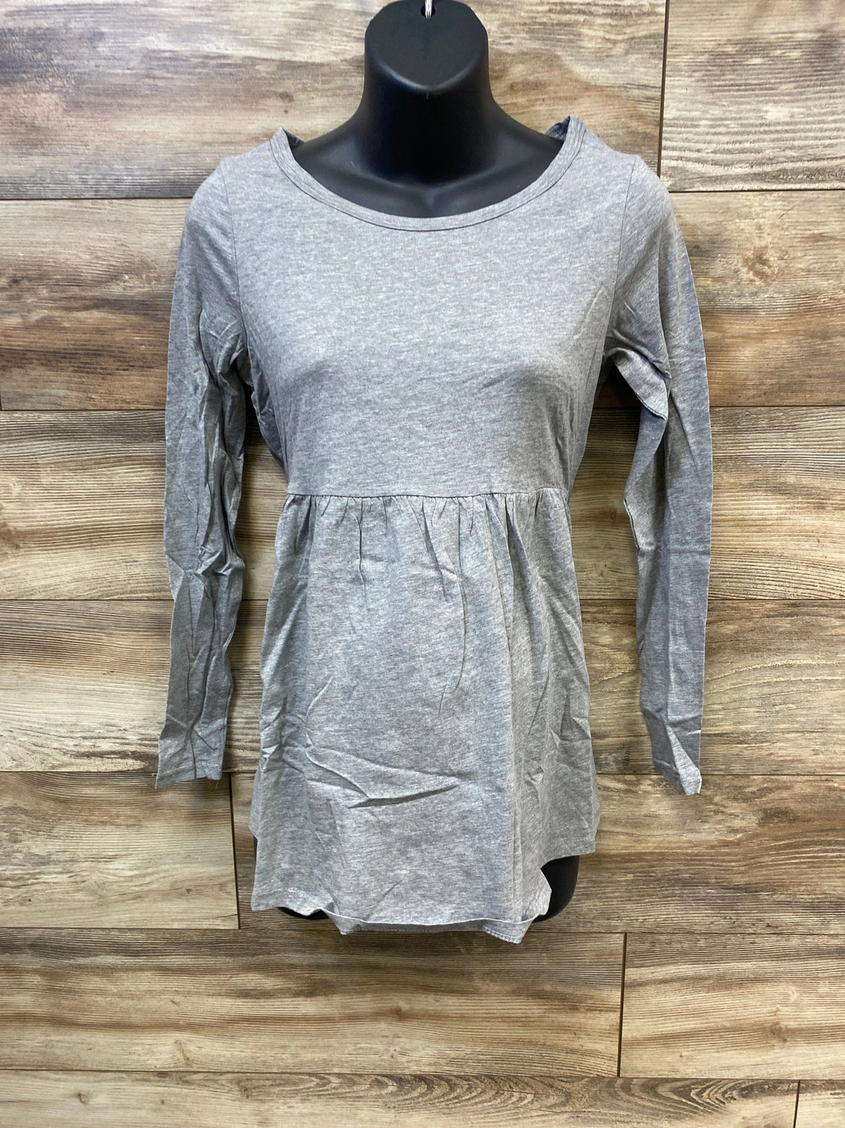 NEW H&M Mama Peplum Top Grey sz Small - Me n Mommy To Be