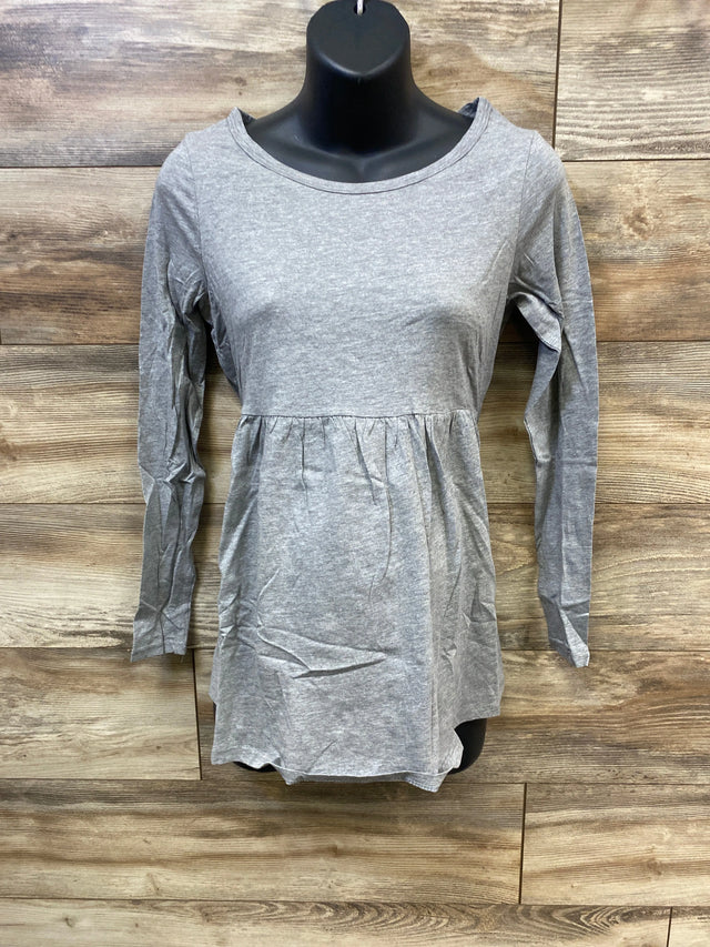 NEW H&M Mama Peplum Top Grey sz Small - Me n Mommy To Be