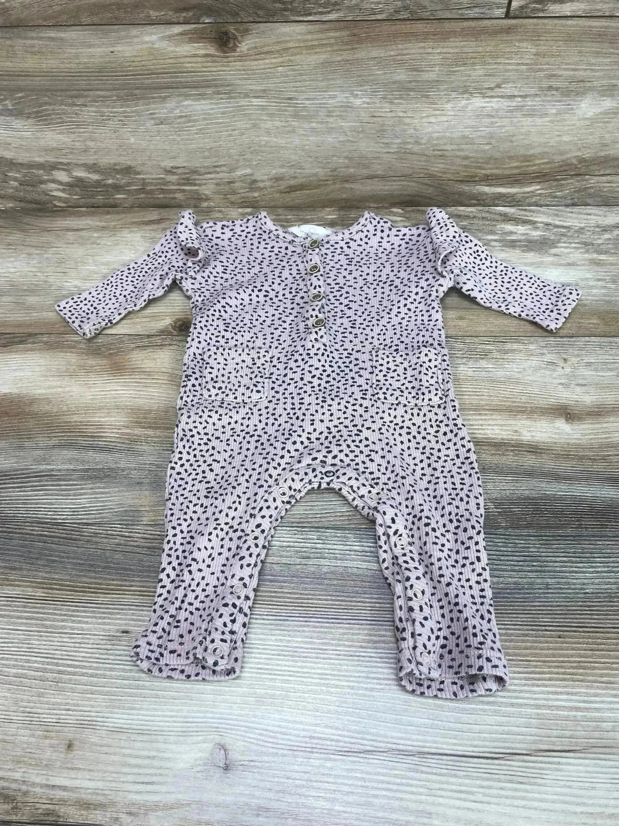 Jessica Simpson Henley Coverall Pink sz 3-6m - Me n Mommy To Be