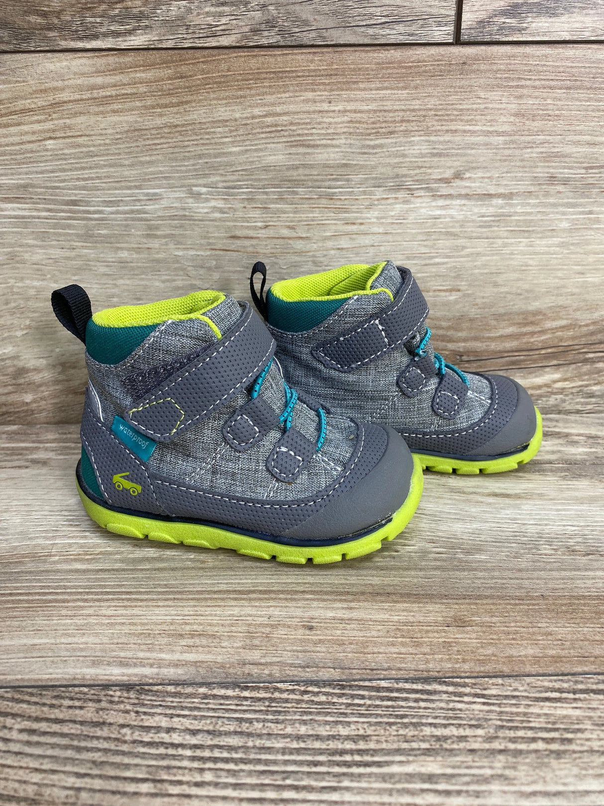 See Kai Run Sam II Waterproof Boots Grey sz 5c - Me n Mommy To Be
