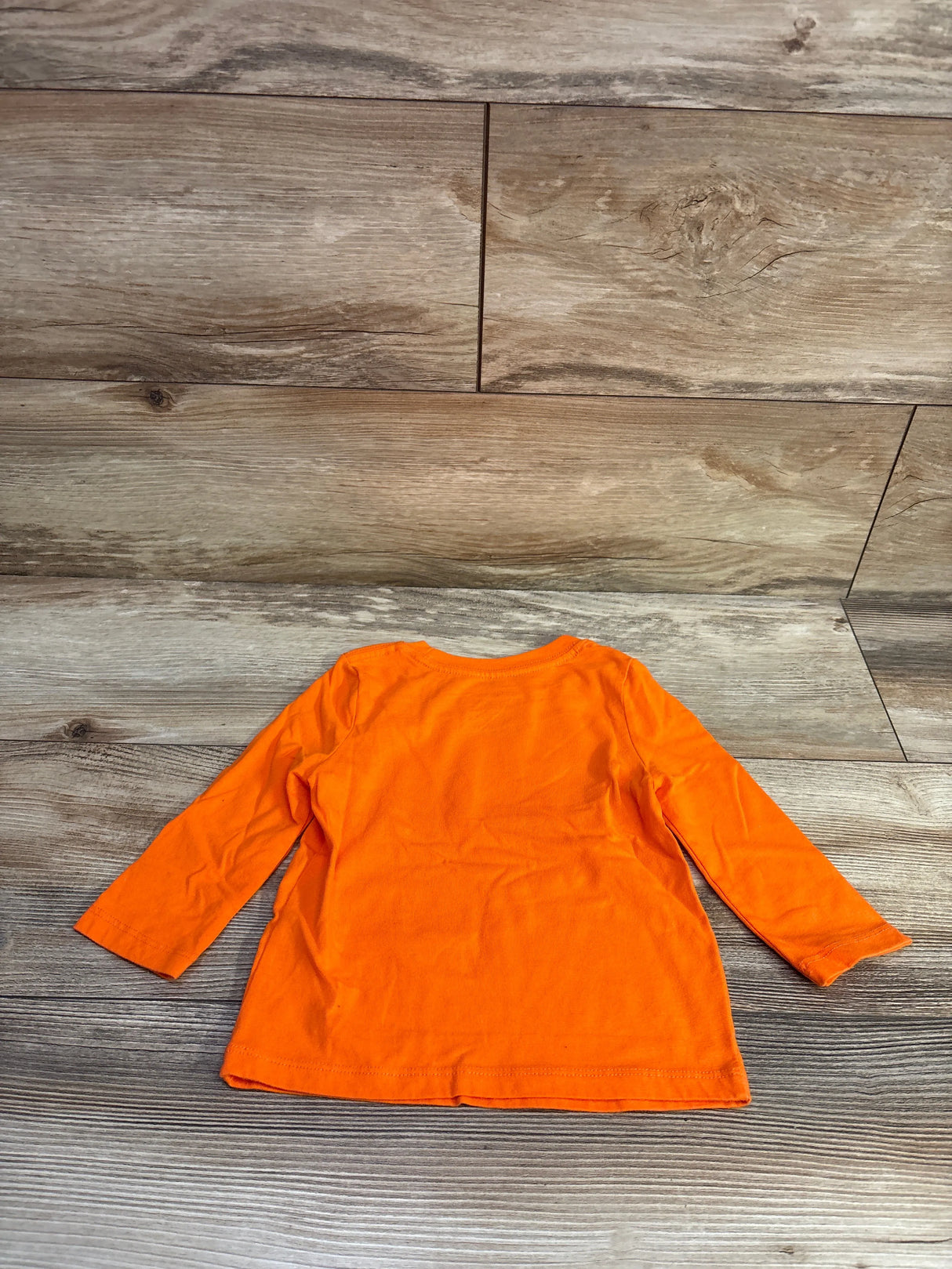 Cat & Jack "Boo" Long Sleeve Shirt Orange sz 18m