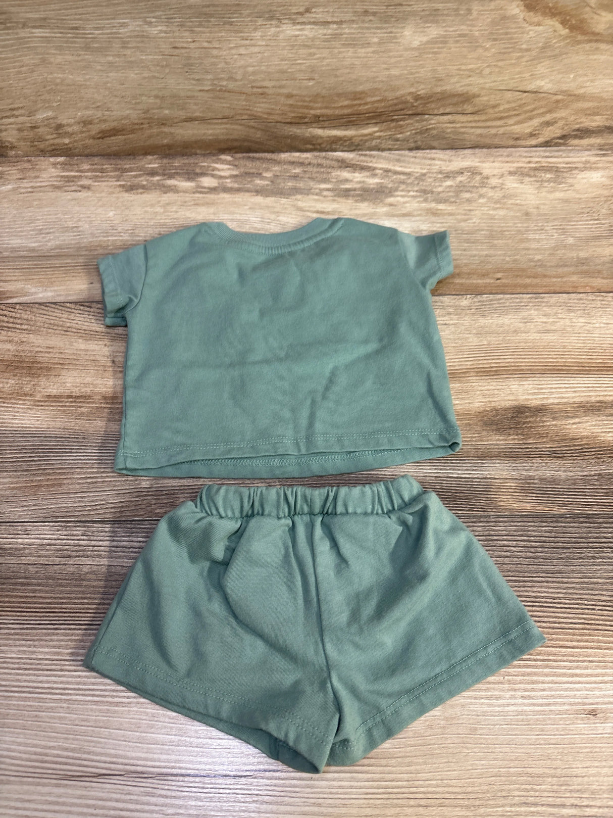 Cloud Island 2pc Shirt & Shorts Set Green sz Newborn