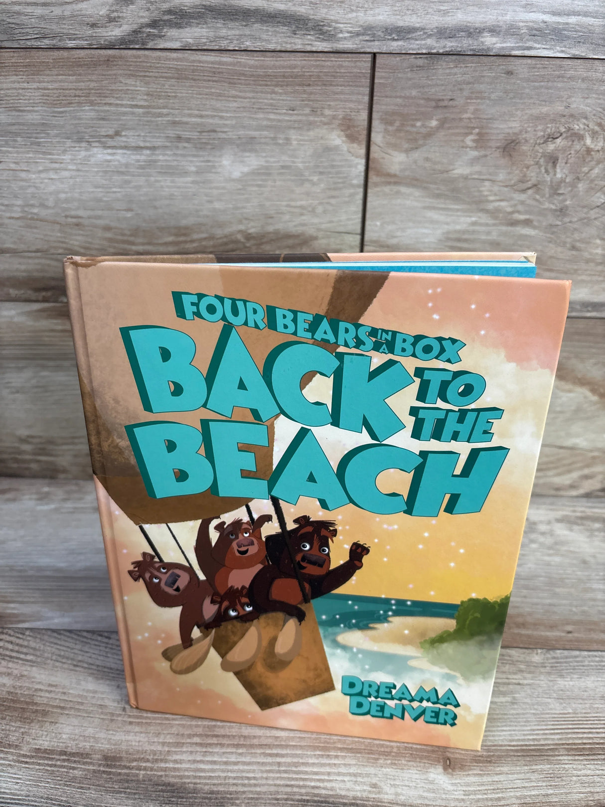 Four Bears in a Box: Back to the Beach Hardcover Book