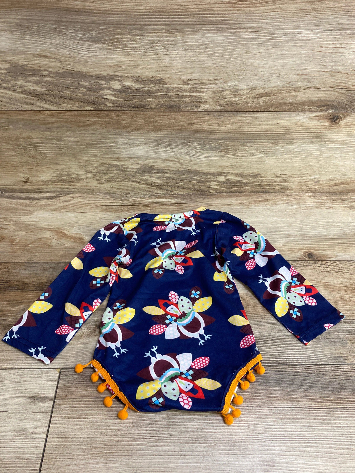 Thanksgiving Long Sleeve Bodysuit Navy sz 12-18m
