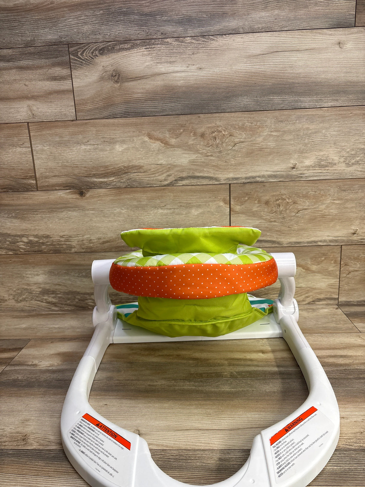 Fisher Price Sit-Me-Up Floor Seat Citrus Frog