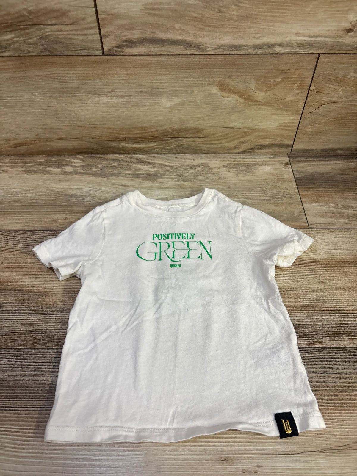Old Navy x Wicked Positively Green Shirt White sz 3T
