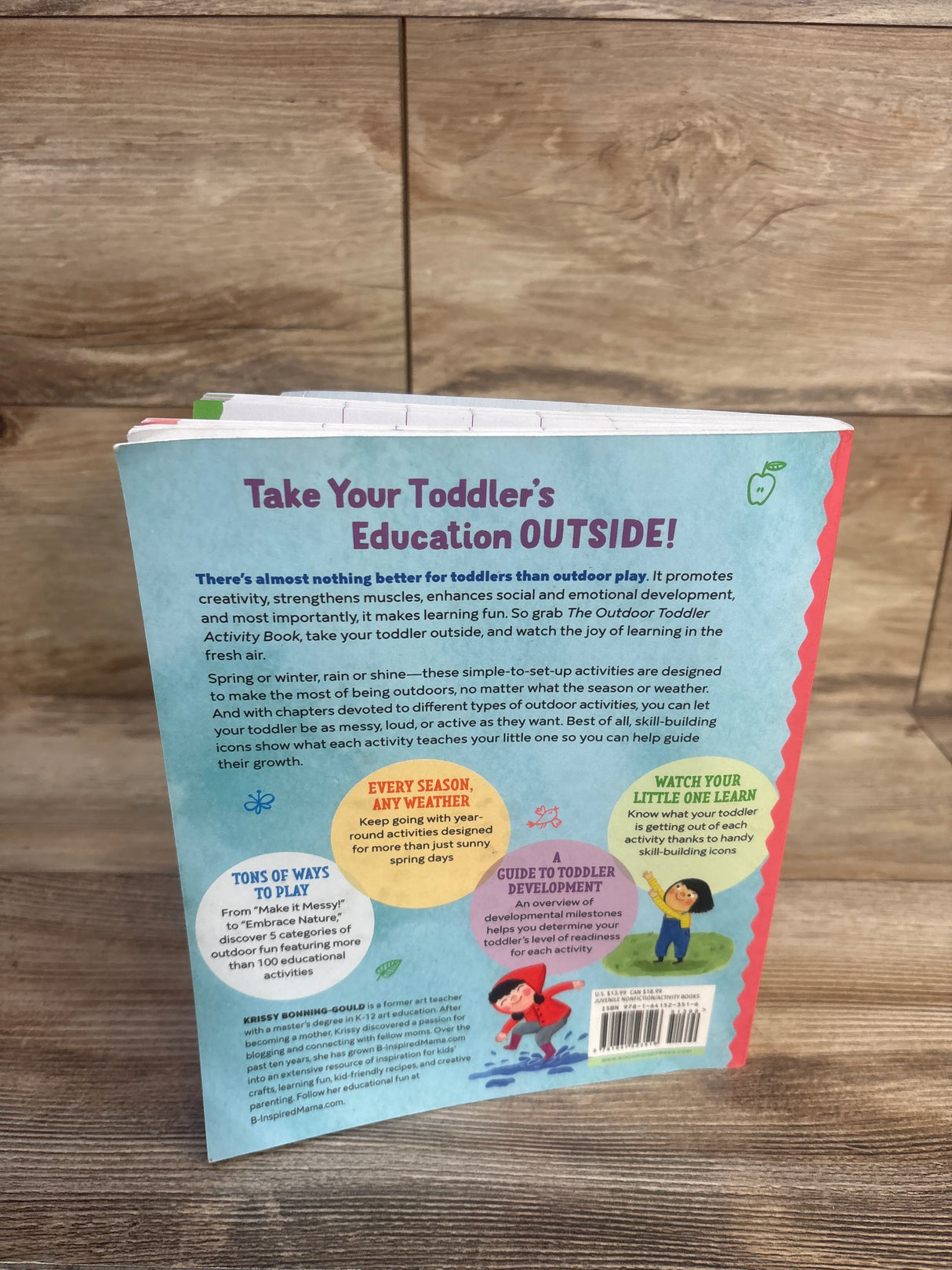 The Outdoor Toddler Activity Book: 100+ Fun Early Learning Activities for Outside Play Paperback Book