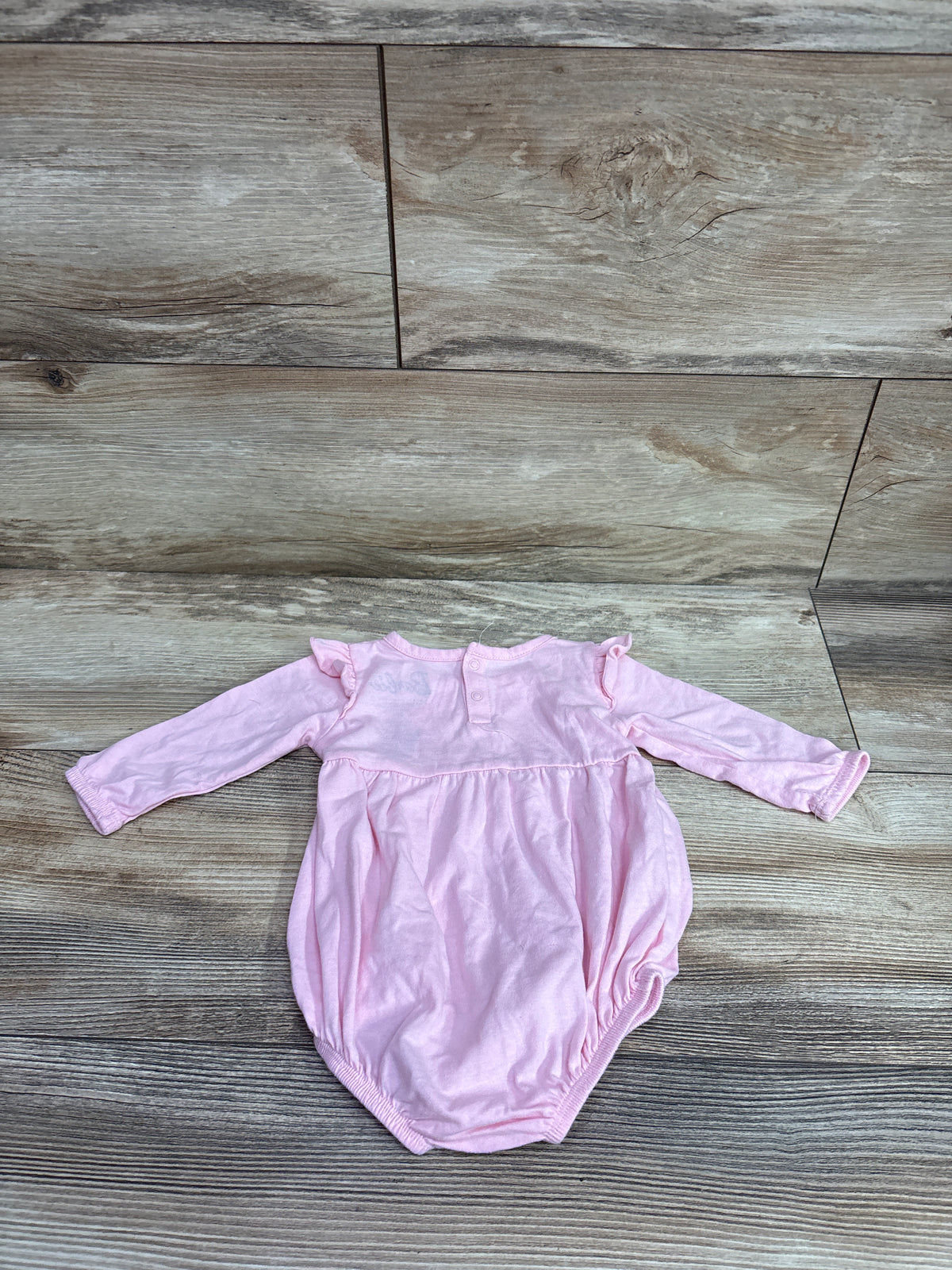 Barbie Long Sleeve Bubble Romper Pink sz 3m