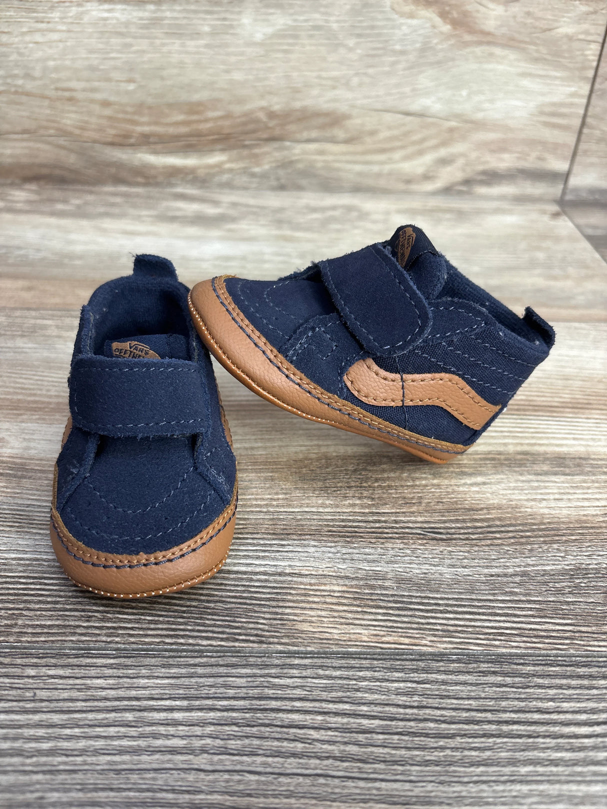 Vans Sk8-Hi Crib Sneakers Navy sz 2c