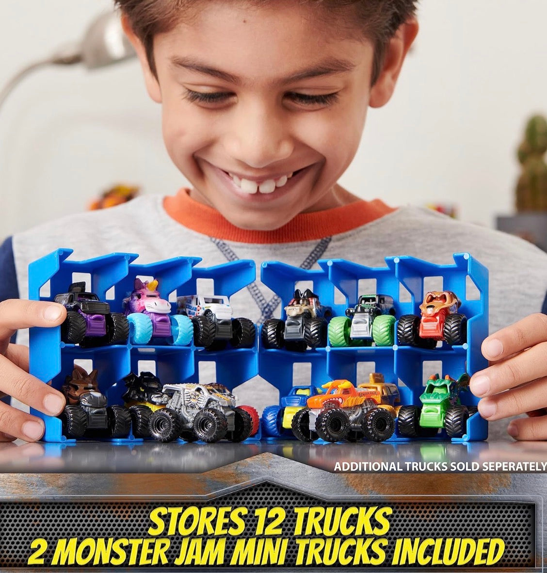 Monster Jam Freestyle Flip Playset with 2 Vehicles