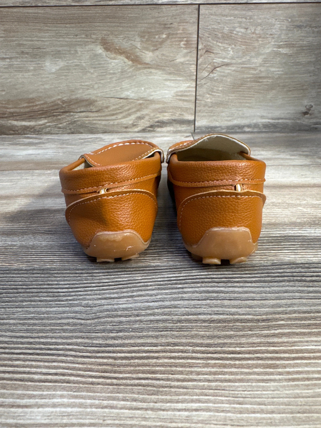 Leather Loafers Slip-On Oxford Flats Brown sz 11c - Me n Mommy To Be