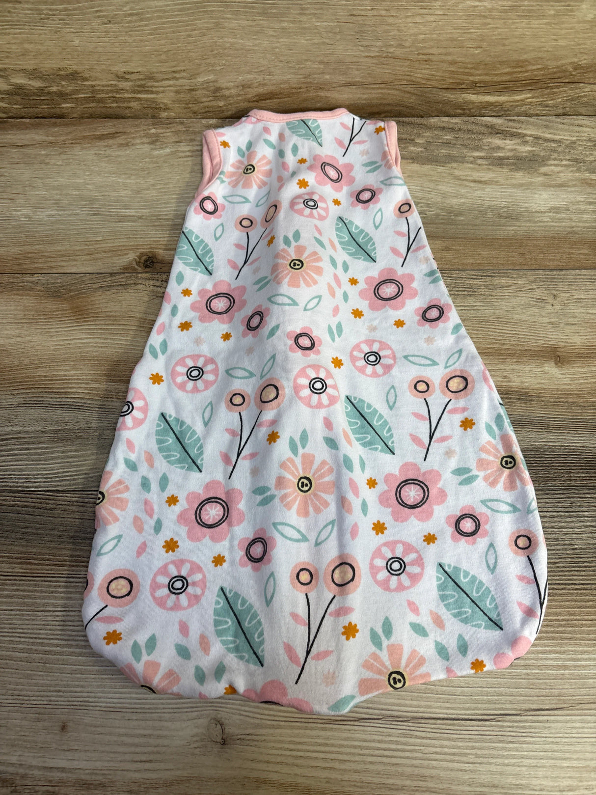 SwaddleMe Floral Sleep Sack White sz 0-3m - Me n Mommy To Be