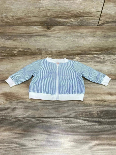 Cat & Jack Striped Jacket Blue sz 3-6m - Me n Mommy To Be