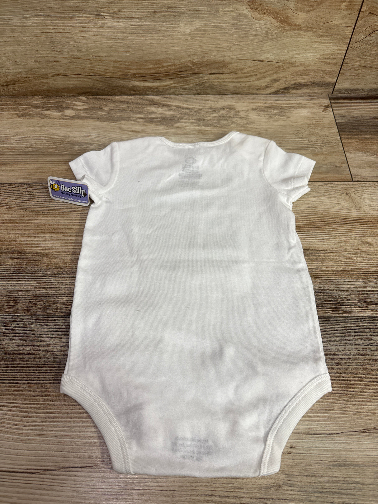 NEW Bee Silly 'I'm Not Pooping I'm Just Thinking Hard' Bodysuit White sz 6-12m