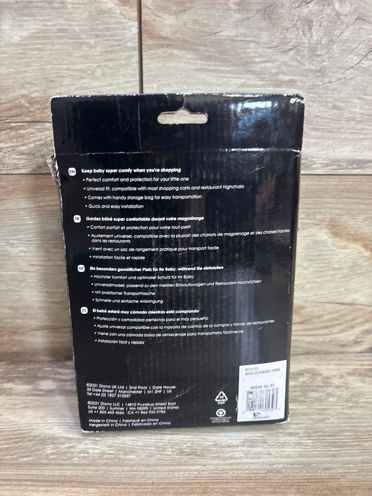 Diono Shop 'n Go Shopping Cart Cover, Blue